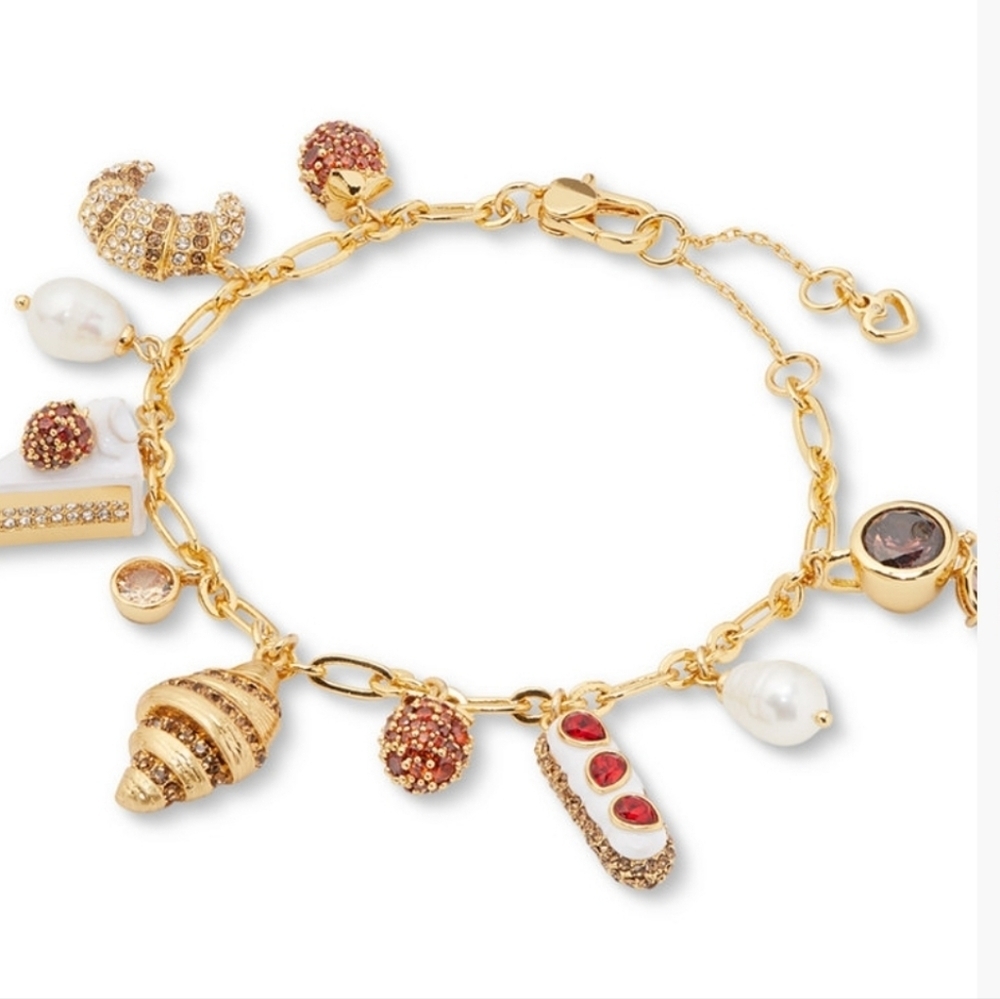 💛▪️KATE SPADE ▪️Sweet Treat Charm Bracelet - Picture 1 of 3